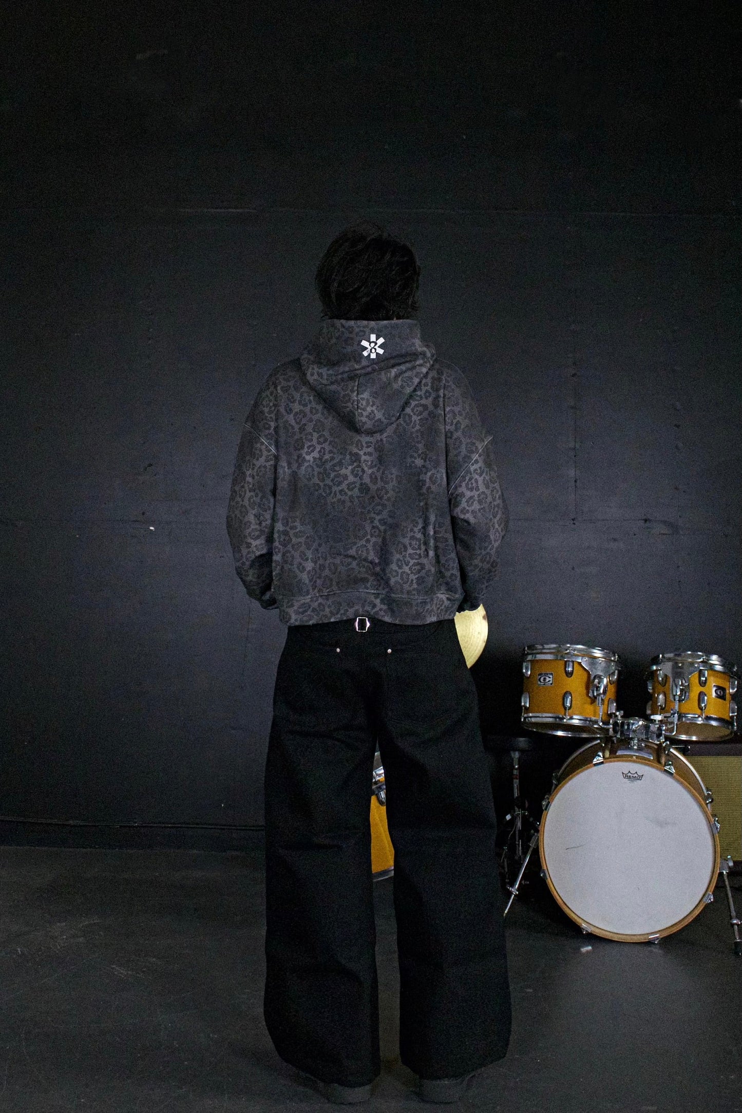 LEOPARD ZIP-UP HOODIE