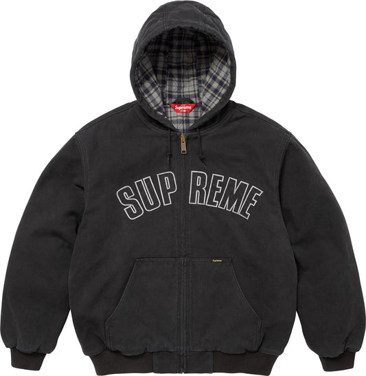 Plaid-Lined Work Jacket